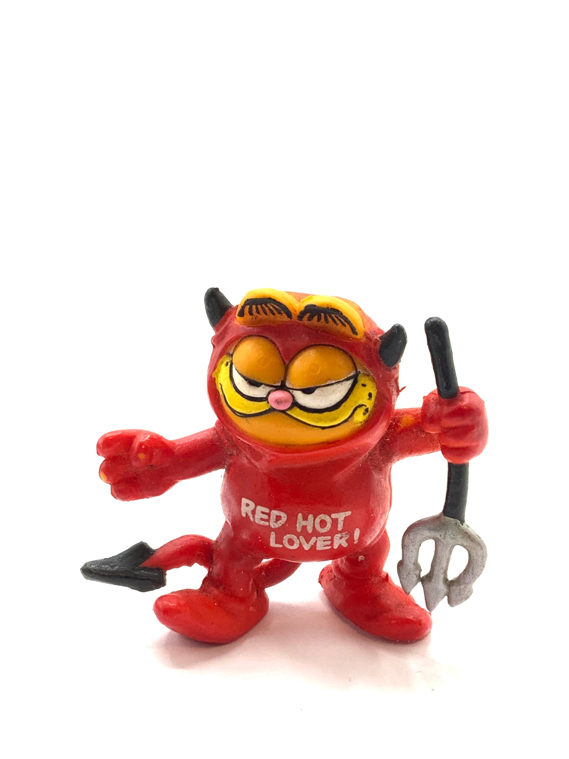 【Garfield】ワラビー(RED） Vintage Garfield With Devil Costume RED HOT LOVER!, Cat, Orange