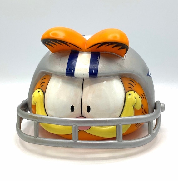Gorgeous Collectible Piggy Bank as Garfield as American Football