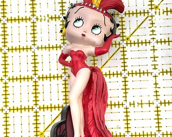 Gorgeous Collectible and Vintage Betty Boop Show Girl, Red Dress