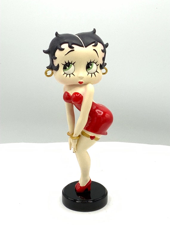 Gorgeous Collectible Betty Boop Figurine With Red Dress New With Original Box. Etsy