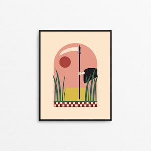 Impression d'art MORT - Impression d'art carte de tarot, illustration de la faucheuse, impression d'art astrologie, art mural original inspiré du tarot, impression fantaisiste 8 x 10