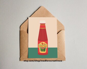 Jusko 'Day Filipino Greeting Card - Cute Pinoy card with pun, A2 blank card for Filipino food lover, cute 5x7 friend card for any occasion