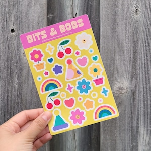 Hoja de pegatinas de vinilo Bits & Bobs