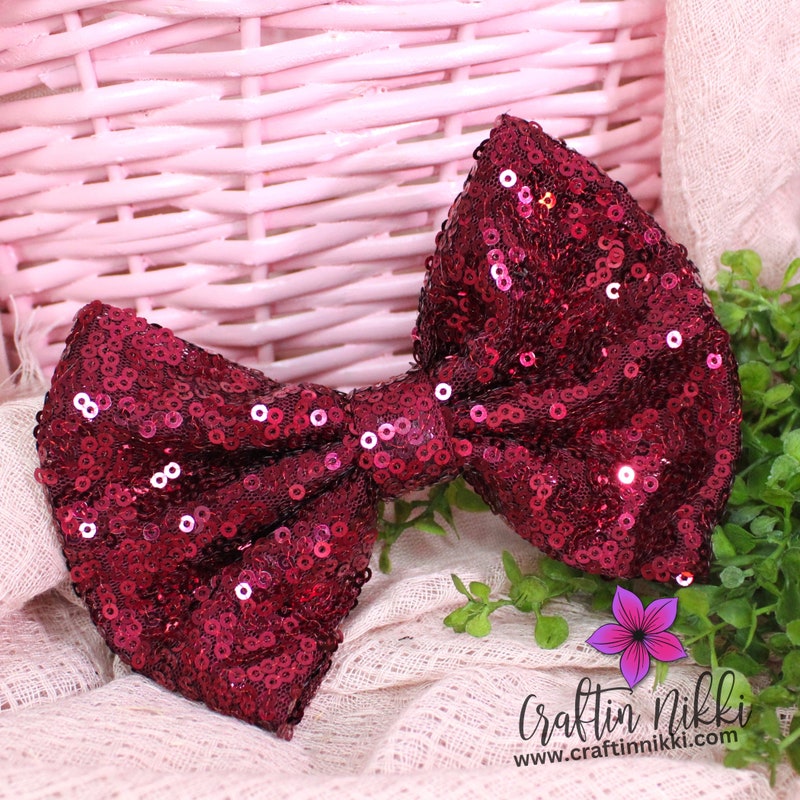 Floral Bows Embroidered Top - Maroon