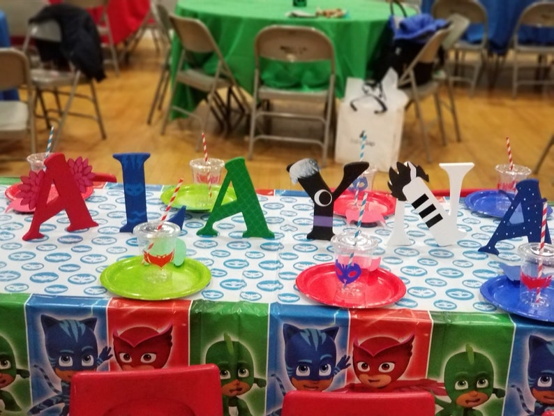 Pj masks wood letters wood letters pj masks party nursery letters pj masks birthday letters pj masks decor pj masks birthday