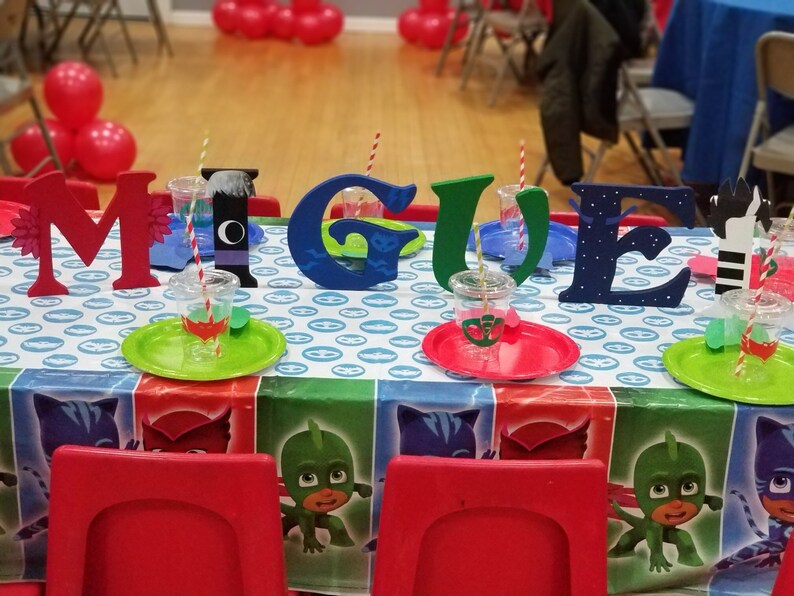 Pj masks wood letters wood letters pj masks party nursery letters pj masks birthday letters pj masks decor pj masks birthday