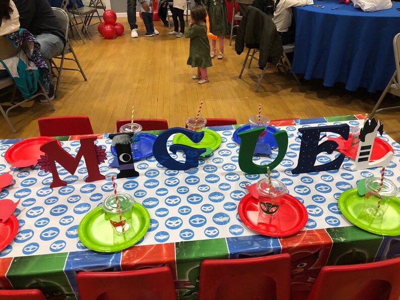 Pj masks wood letters wood letters pj masks party nursery letters pj masks birthday letters pj masks decor pj masks birthday