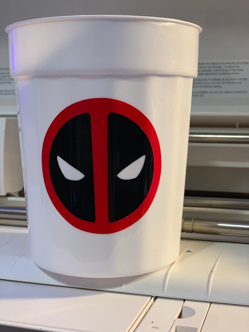 Deadpool Cups Deadpool Birthday Deadpool Decorations Etsy