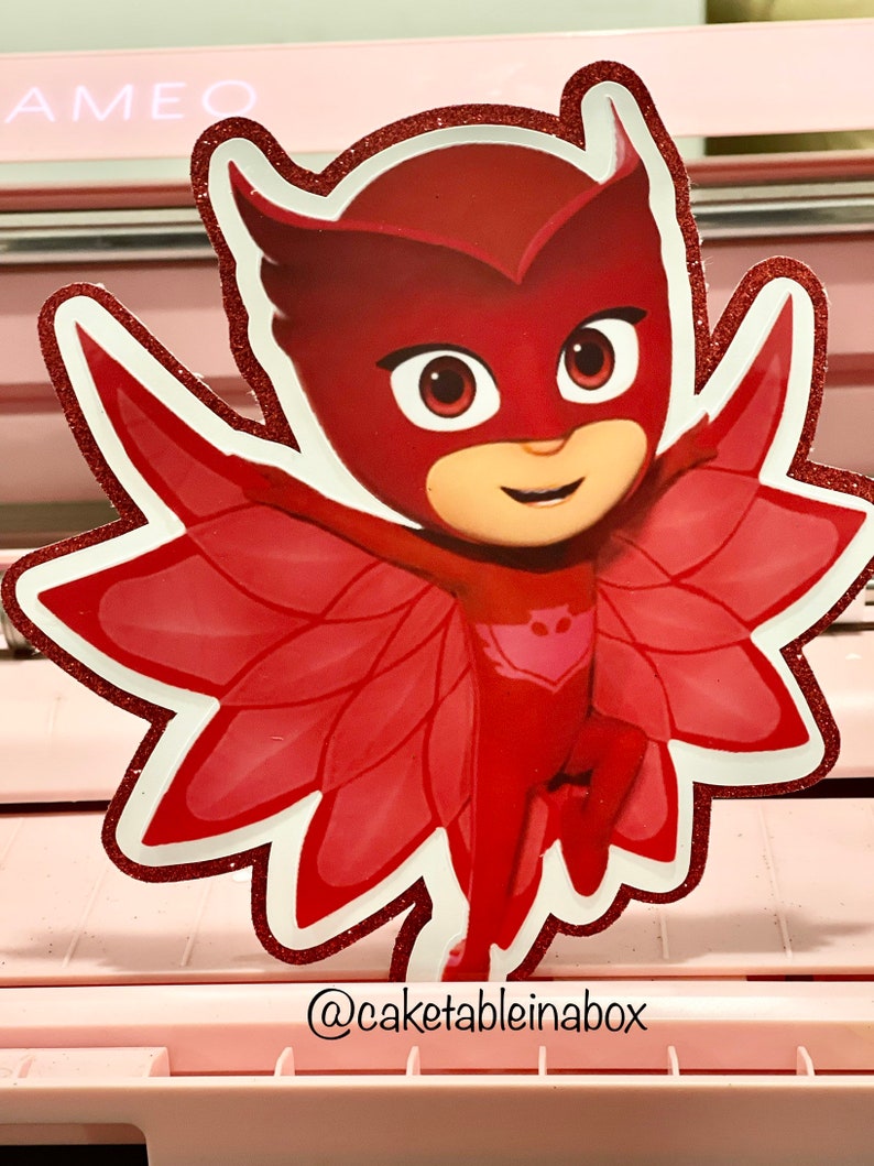 Pj Masks Cut Outs Pj Masks Centerpieces Pj Maskspj Masks Etsy