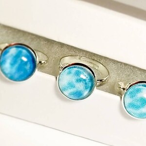 Mako moon ring set of 3 with box image 1