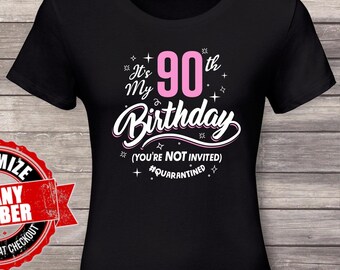 90th birthday shirt ideas