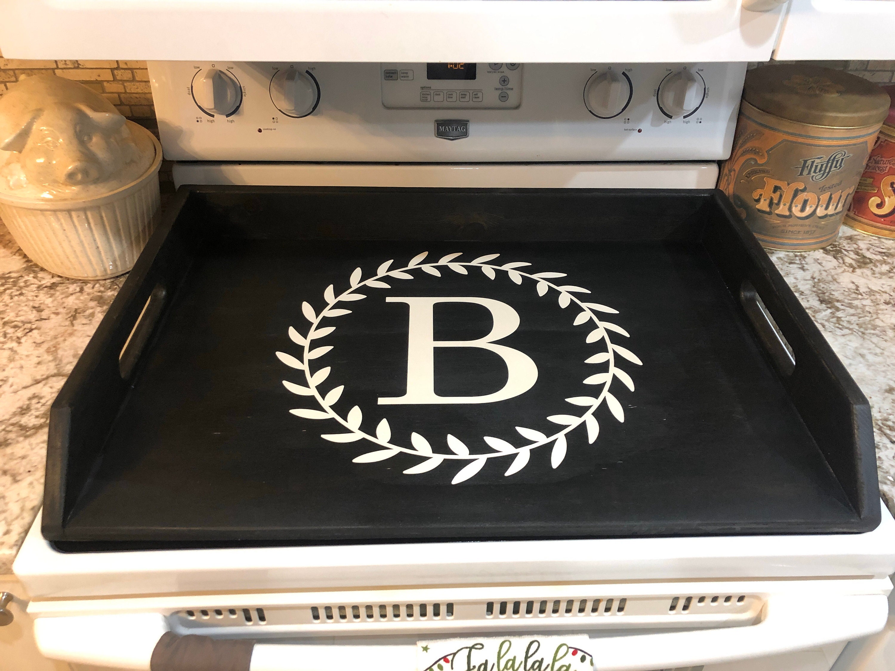 Wooden Stove Top Cover Wood Noodle Board Electric Stove Cover