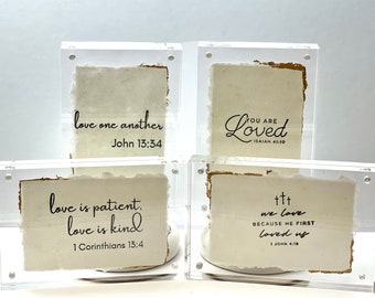 Bible Verse in Acrylic Frame