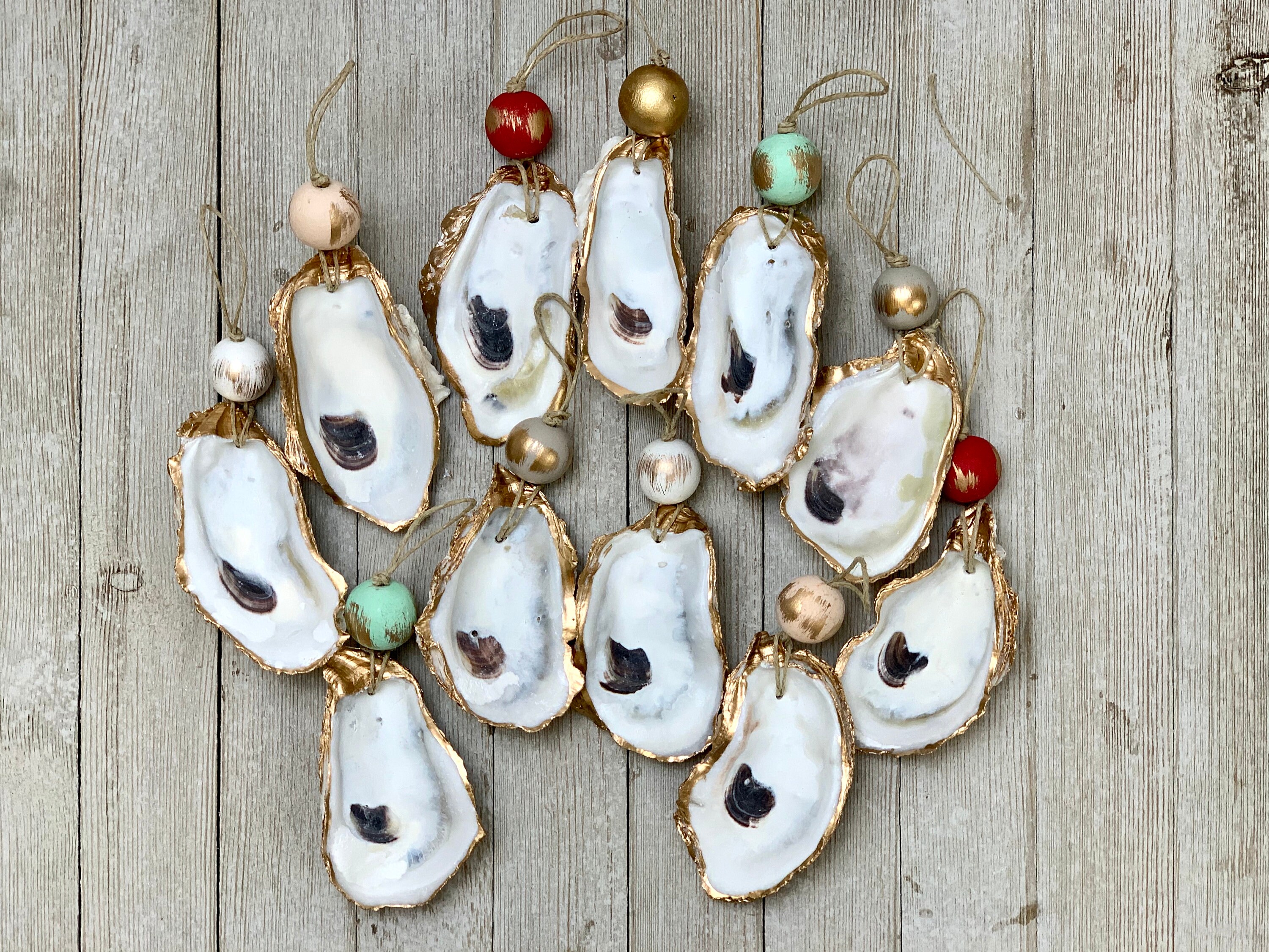 Oyster Ornaments (2)