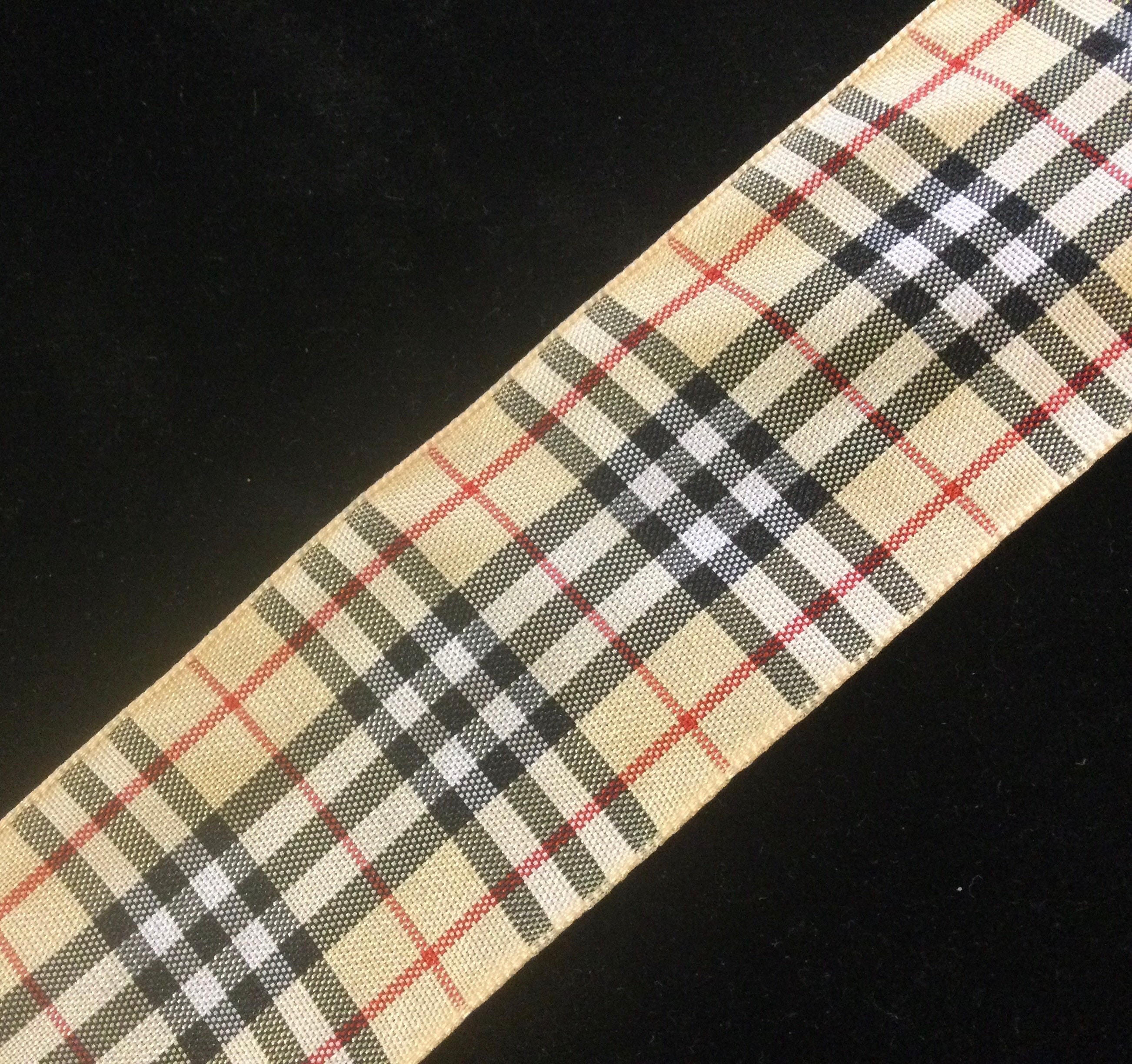 BurberryStyle Plaid Ribbon NovaCheck 43 Yards 1.5 Wide Etsy