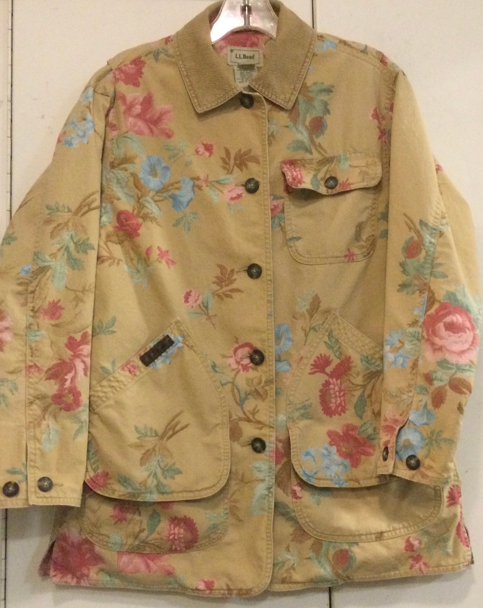 ll bean floral jacket