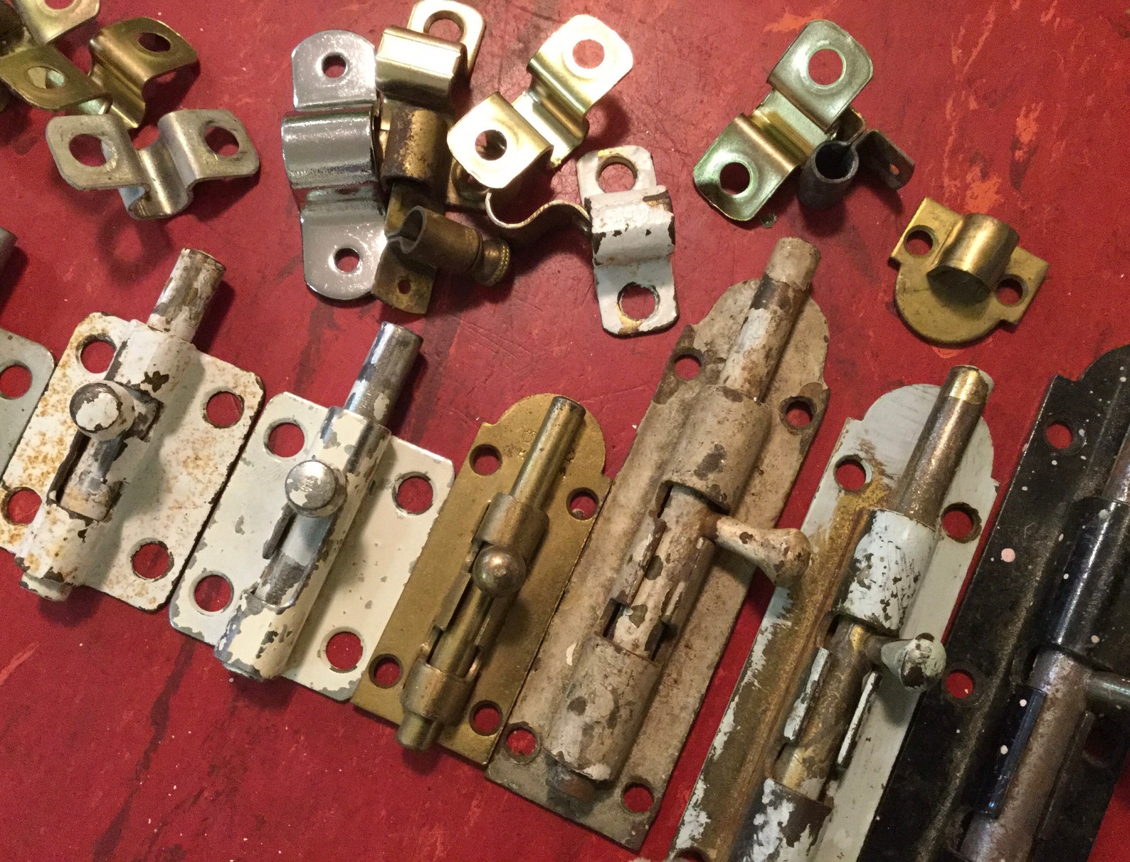 Vintage Barrel Bolt Latch Locks Sliding Security Lock Door Etsy