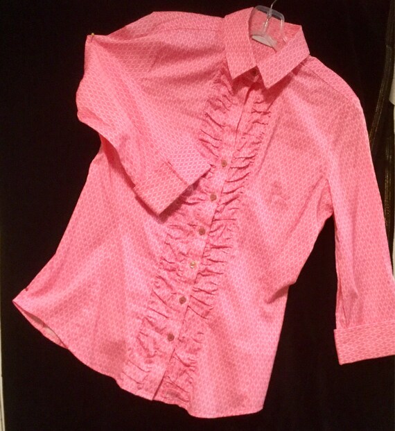 new york and company pink blouse