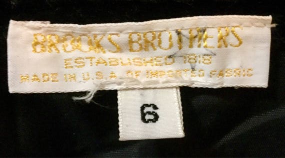 Brooks Brothers Skirt/Black Velvet/Short Pencil S… - image 7