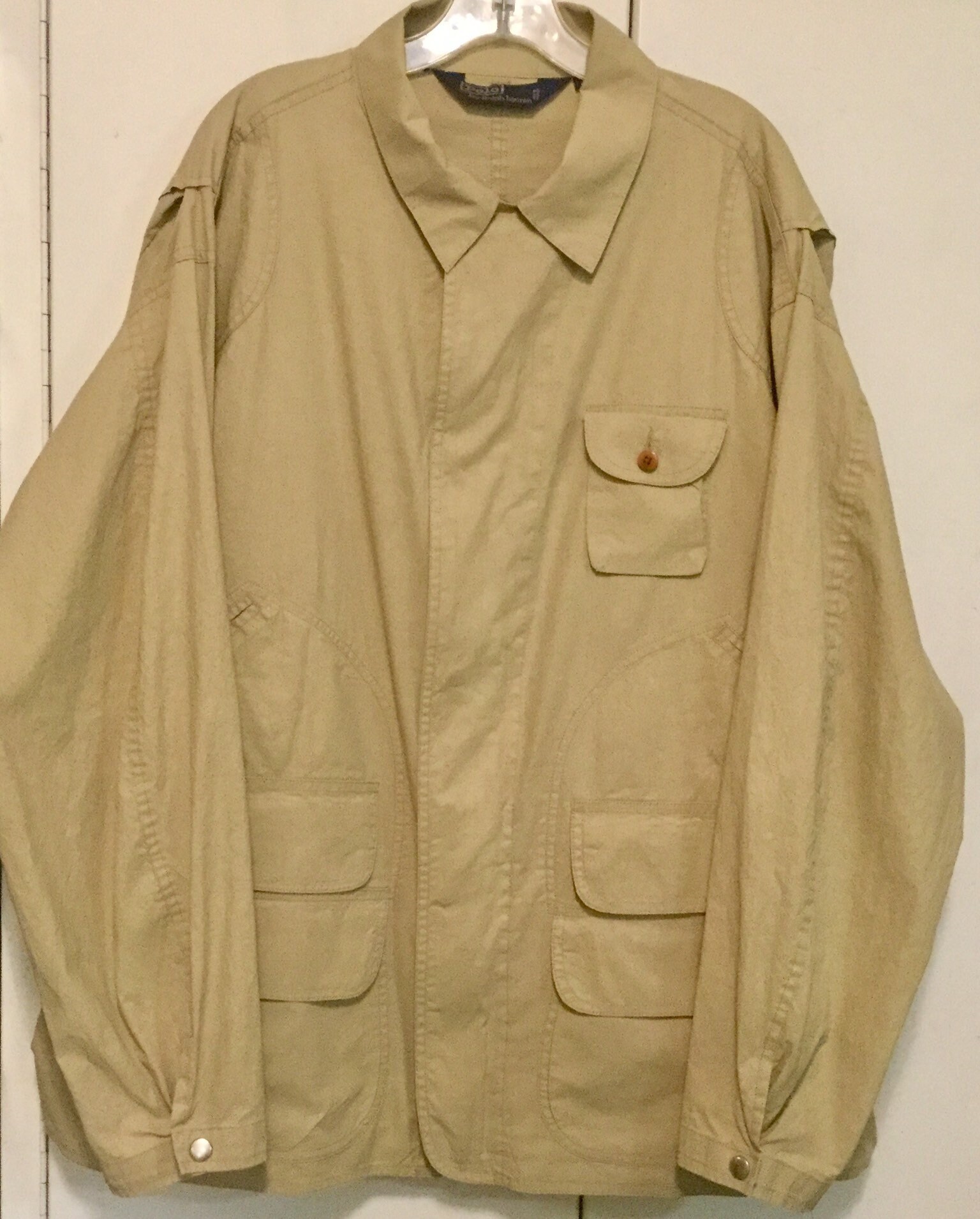 Mens Ralph Lauren Polo Khaki Jacket trench Coat safari cargo