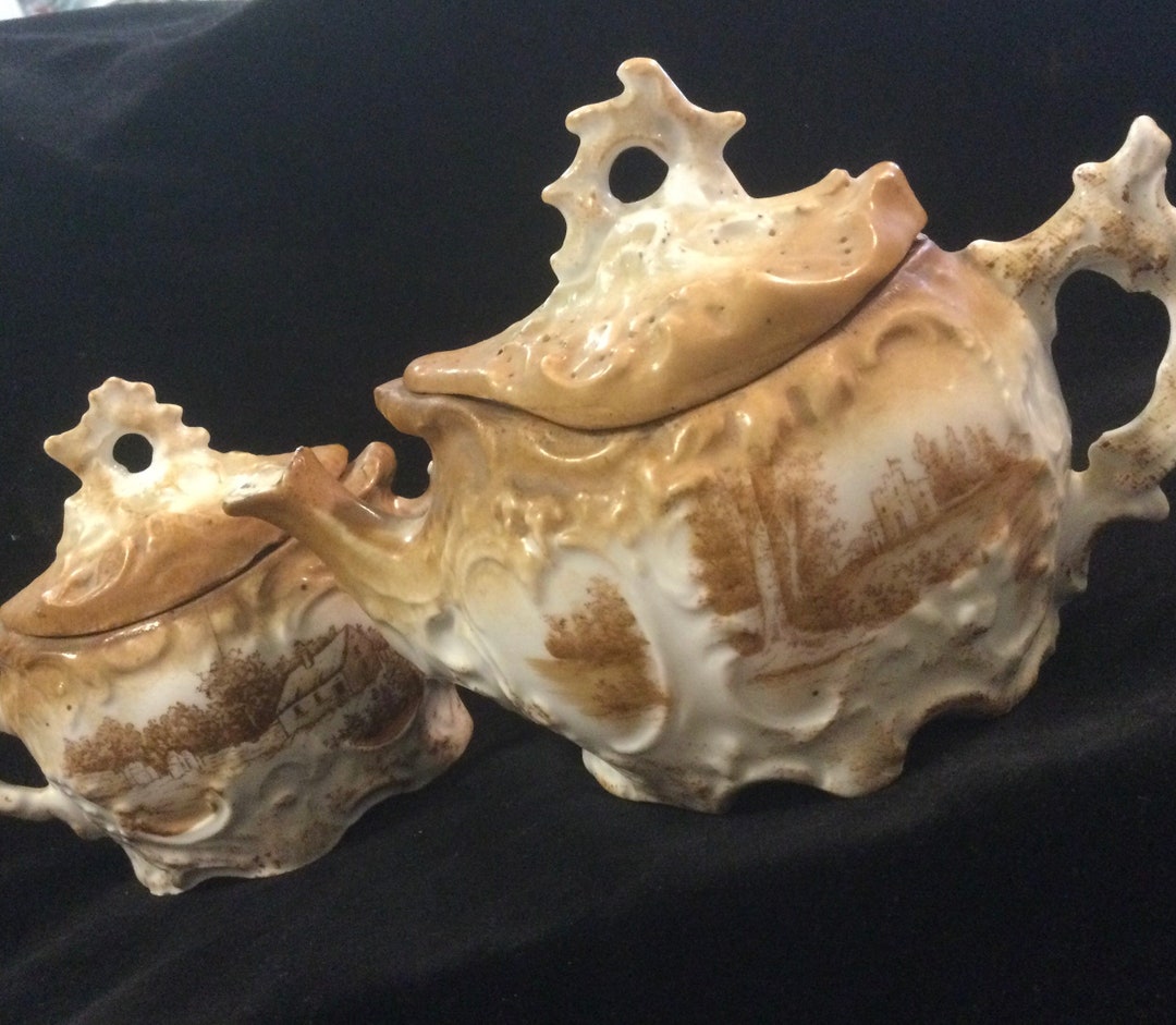 Vtg Sugar Bowl & Creamer Tea Setcoffee Set/porcelain Etsy