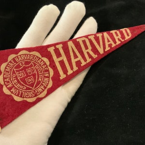 50s ハーバード大学 カレッジペナント フェルト 美品 HARVARD Vintage Harvard Pennant - Etsy
