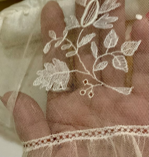 Baby Baptism Gown Christening Dress/French/White … - image 6