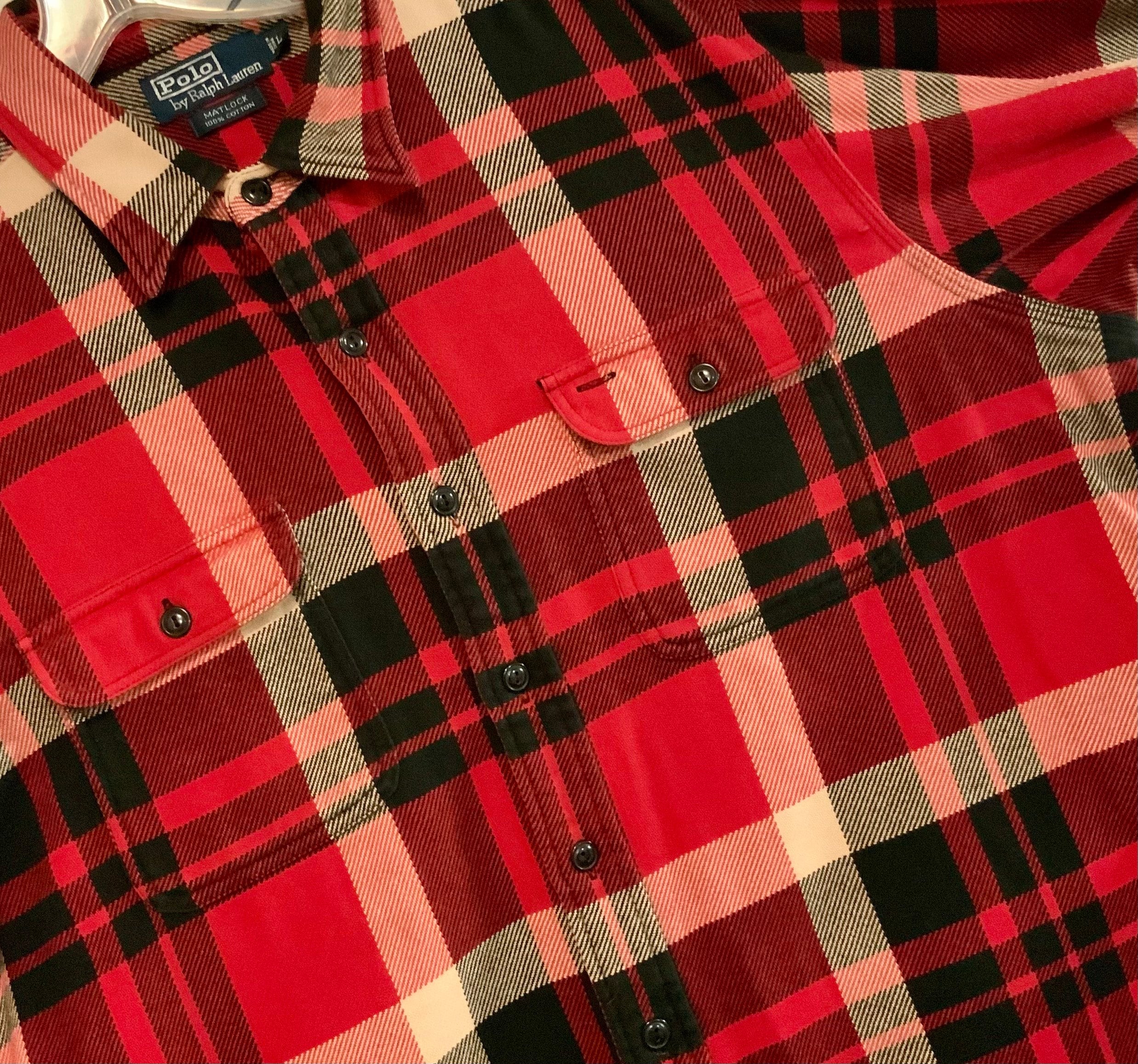 に*当様 Polo Ralph Lauren レーヨンエポレットシャツ XL Ralph Lauren Shirt/matlock/rl Polo Utility Lumberjack Work Shirt