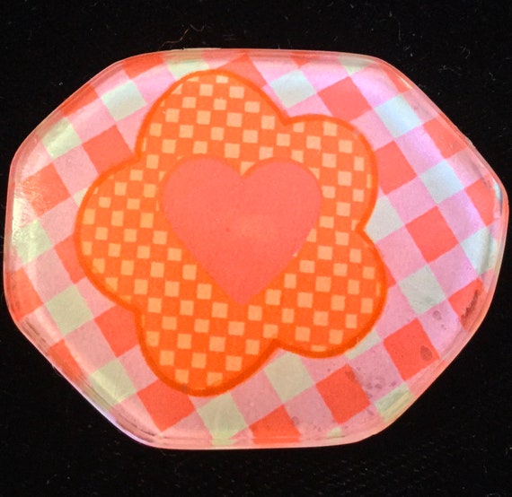 SALE—1960s Heart Pin-Brooch/Valentine Eyeglass Le… - image 1