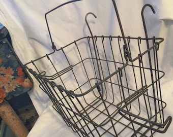 Bike with metal basket sales