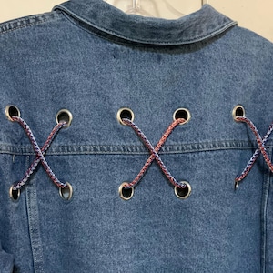 Ribbon Jean Jacket - Etsy