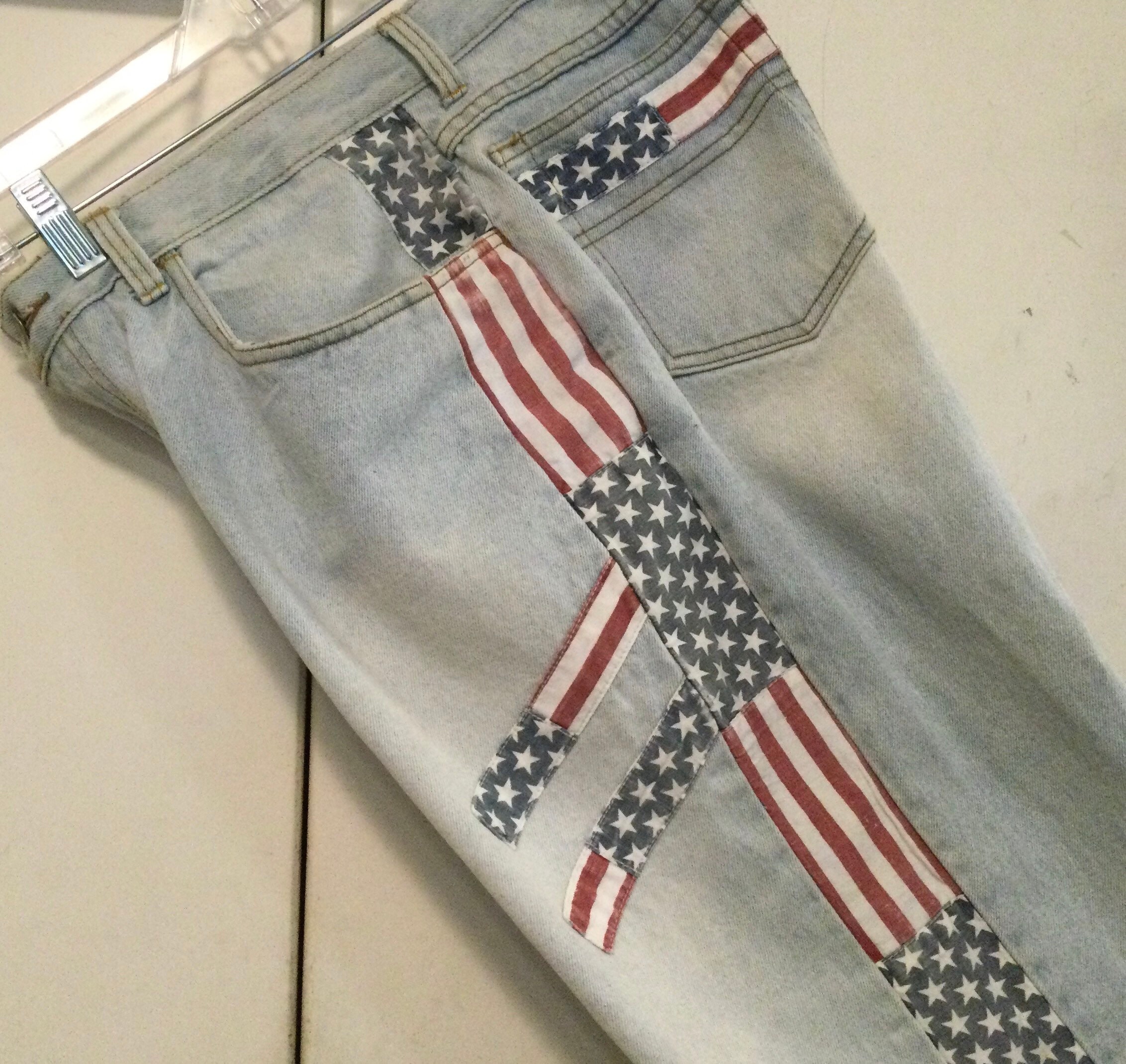 80s bugle Boy Faded Blue Jeans USA 