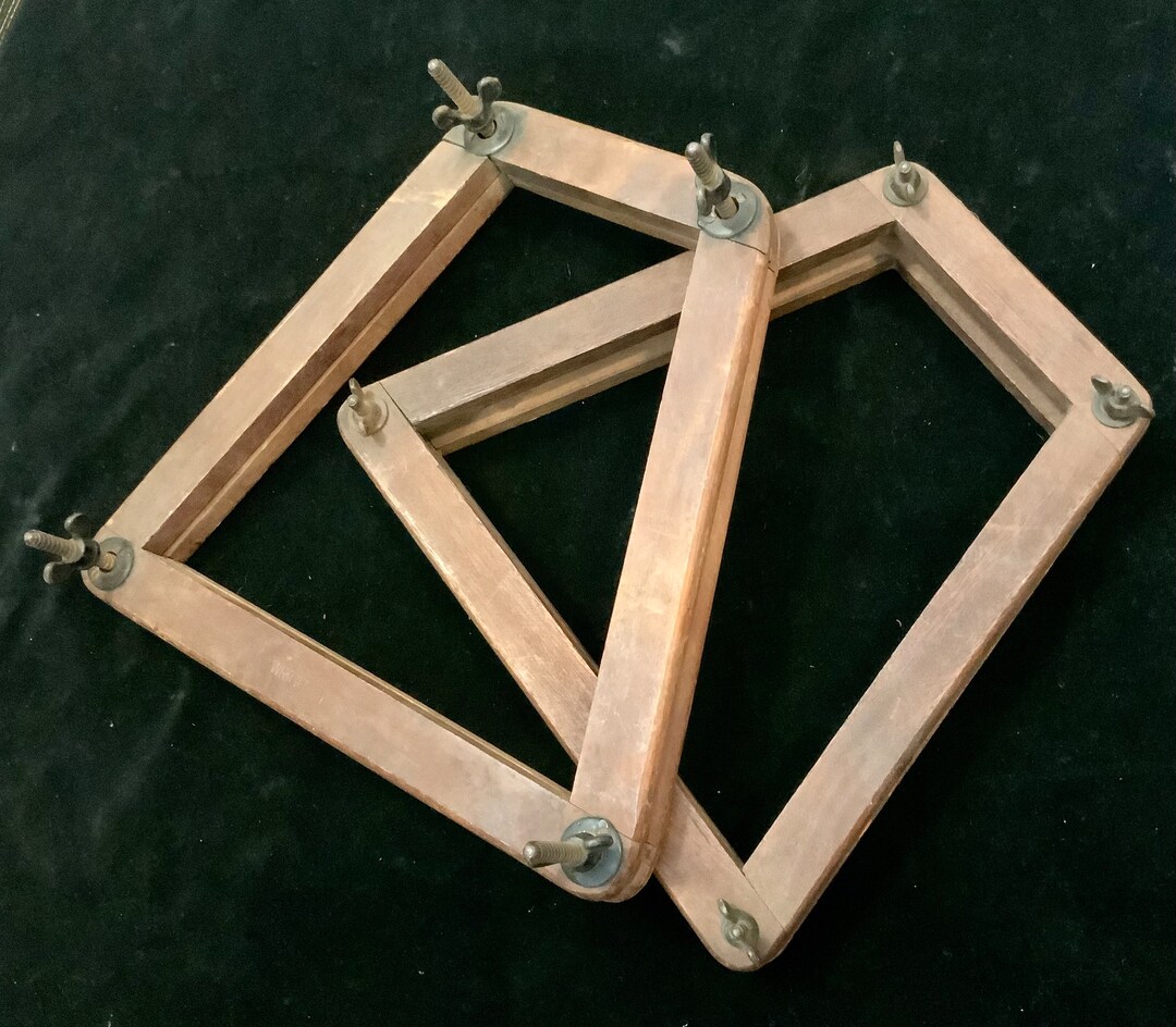 40s Wood Tennis Racket Bracepressframeclamp/sporting Etsy