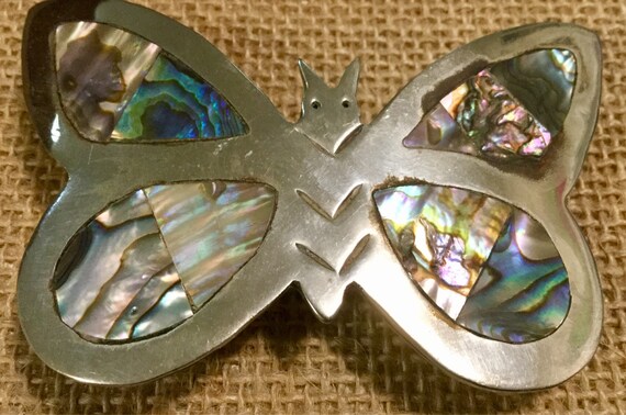 abalone belt buckle