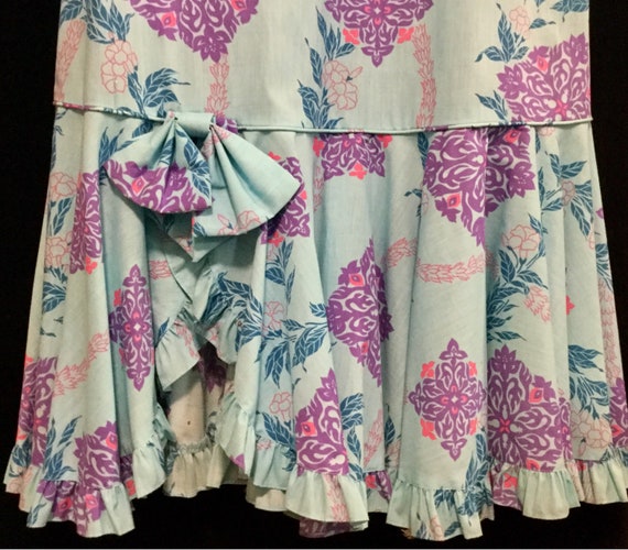 Hawaiian Muu Muu Floral Maxi Dress/"Hilo Hattie"/… - image 1