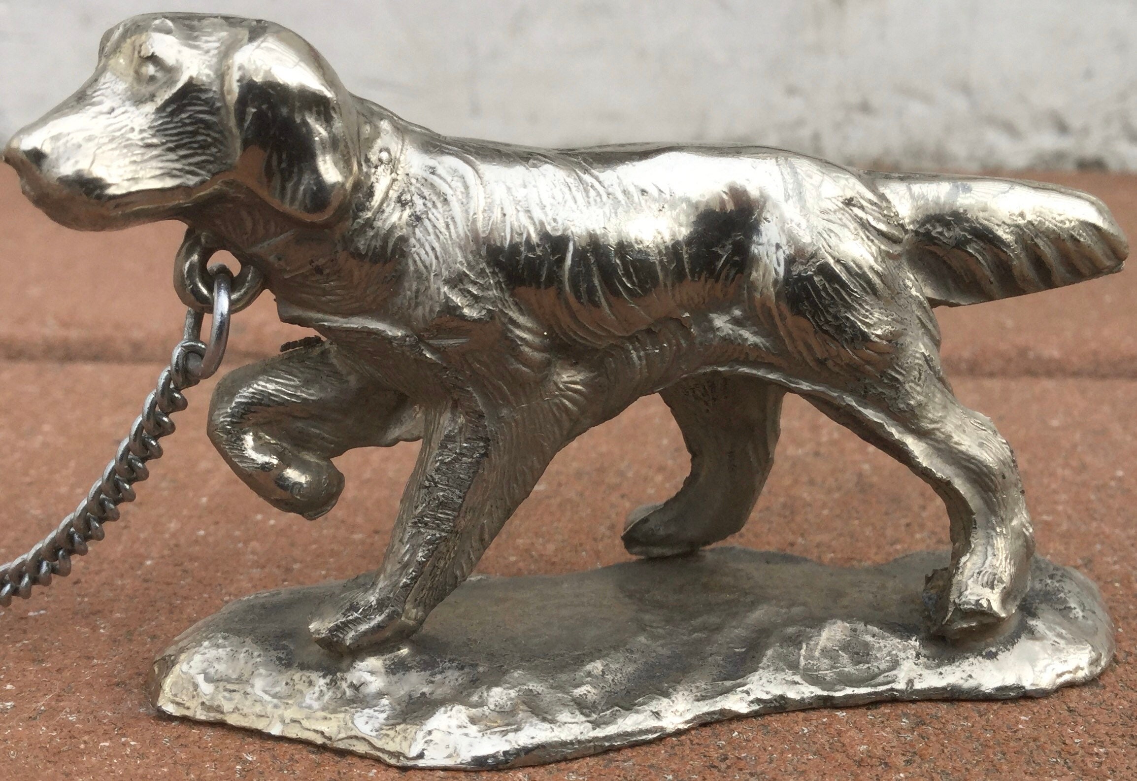 1950s Metal Dog Figurine Lead Cast Iron Pewter Etsy UK