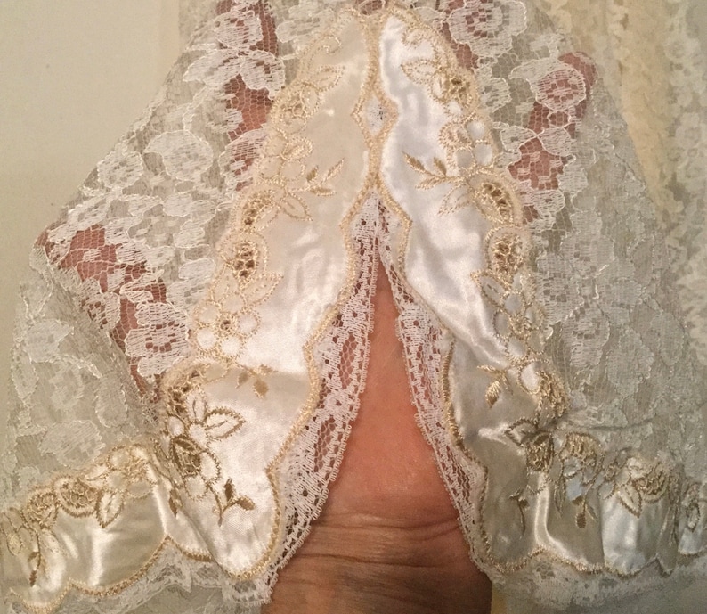 1950 White Lace Half Slip Stern Maid Lined Short Knee Length Etsy