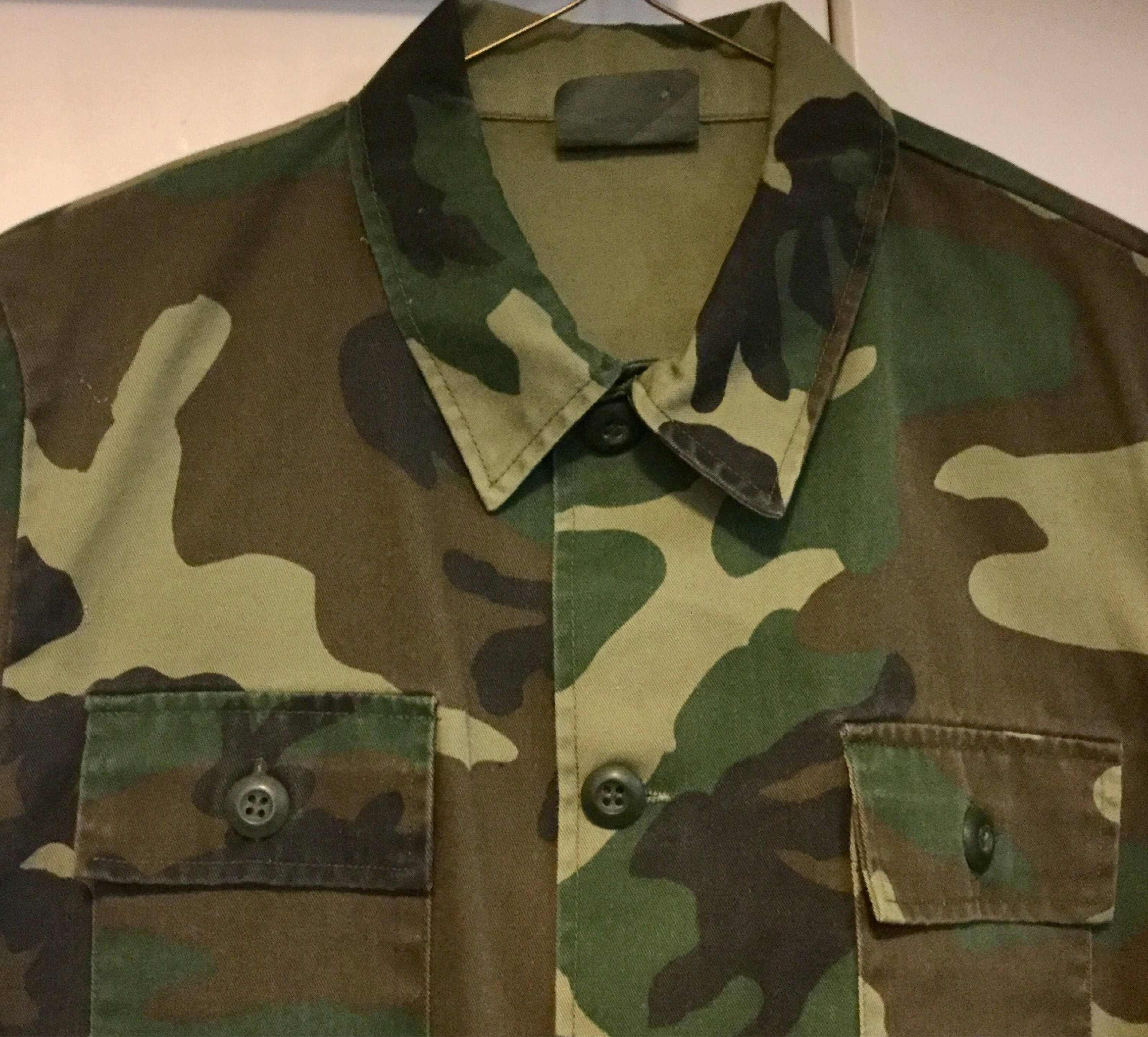 camo jacket size 18
