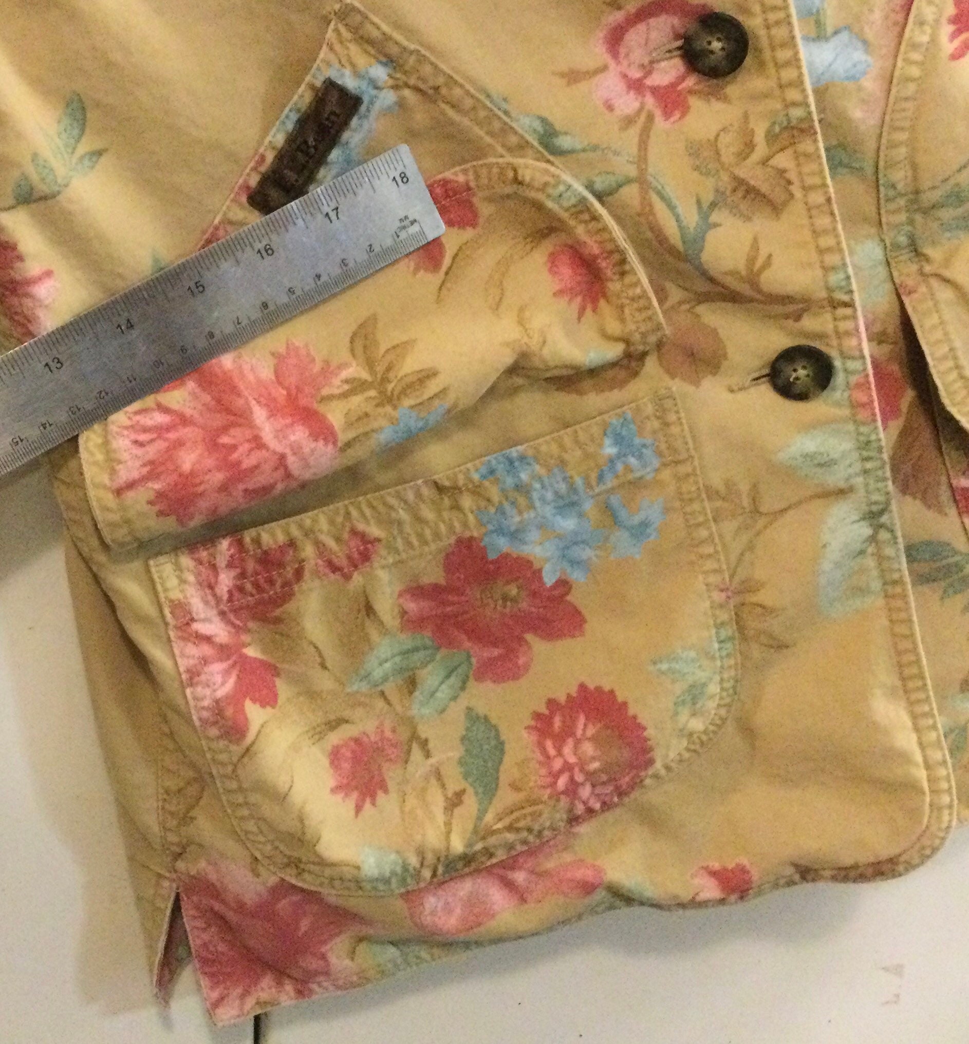 ll bean floral jacket