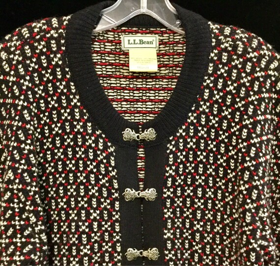 ll bean wool cardigan sweater