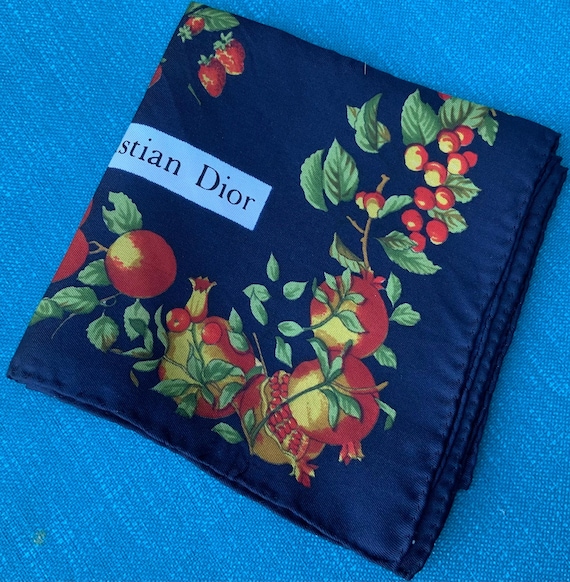 Christian Dior 80s vintage scarf スカーフ Christian Dior 80s vintage scarf スカーフ