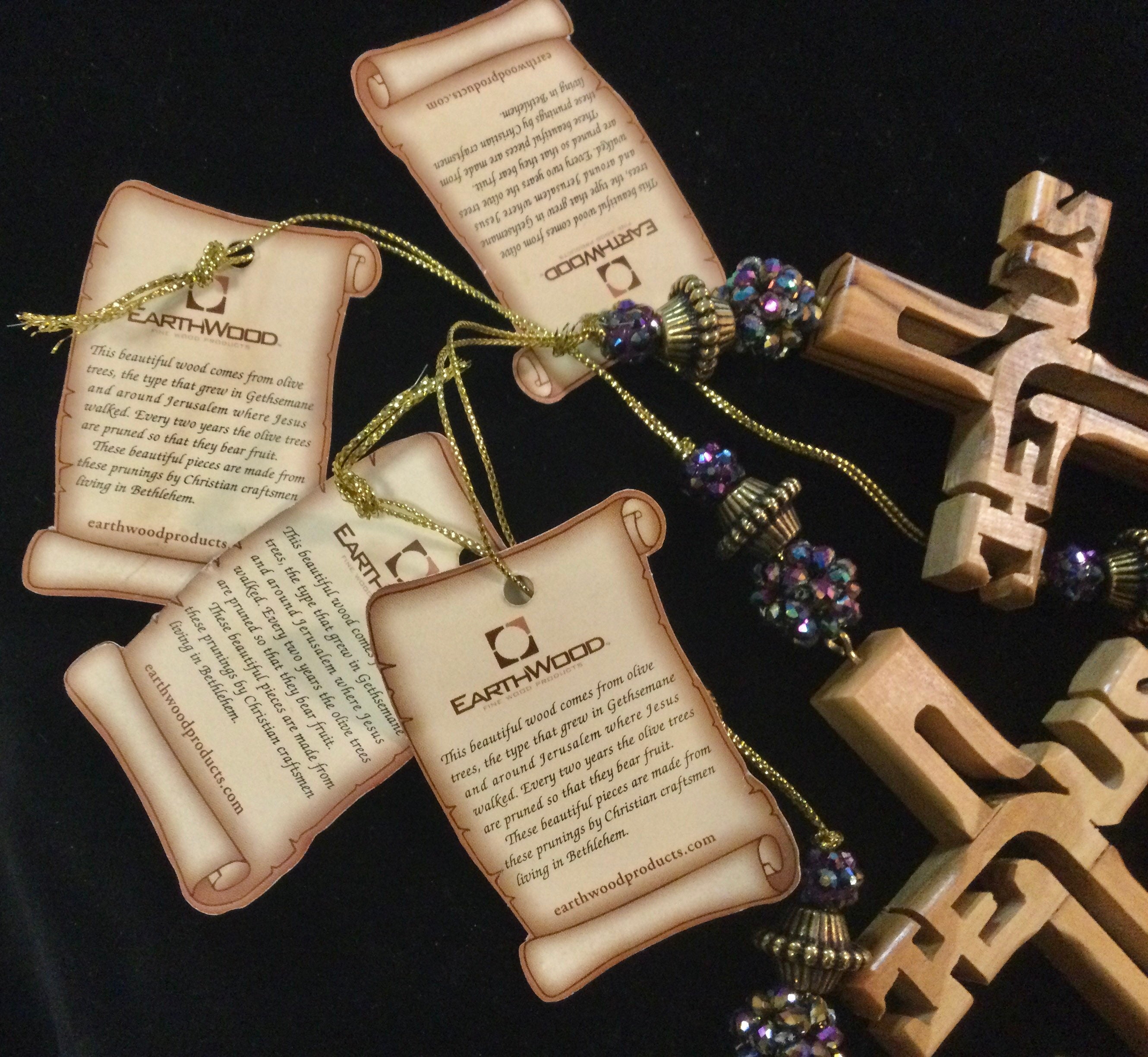 Cross Christmas Ornament Beaded Religious Catholic JESUS Etsy