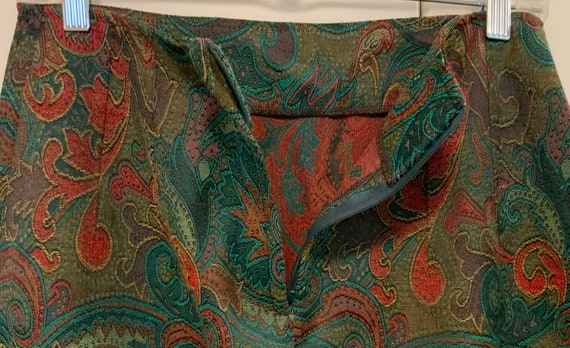 80s Paisley Print Skirt/The Limited/Pencil-Column… - image 5