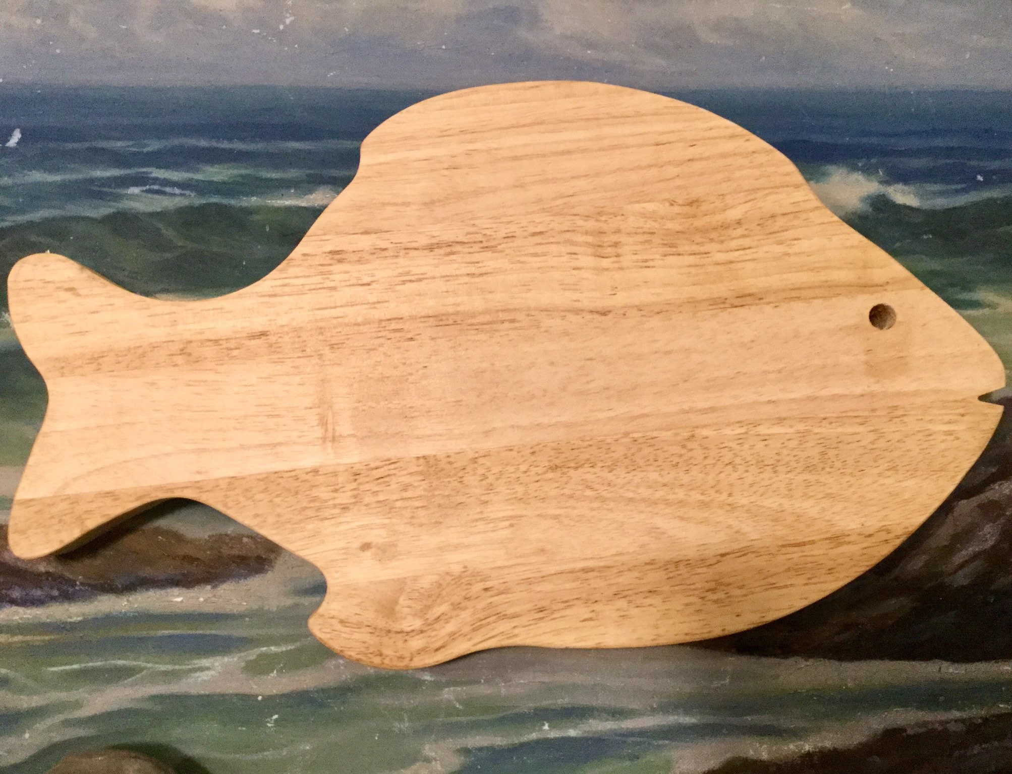 Oussum Fish Shape Wooden Cutting Board Handpainted Wood Chopping Boards  Online