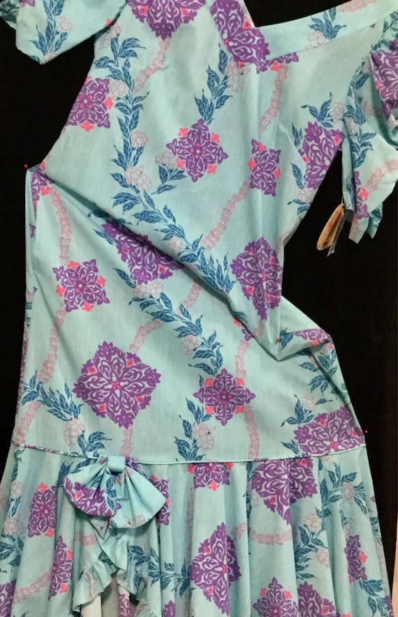 Hawaiian Muu Muu Floral Maxi Dress/"Hilo Hattie"/… - image 3