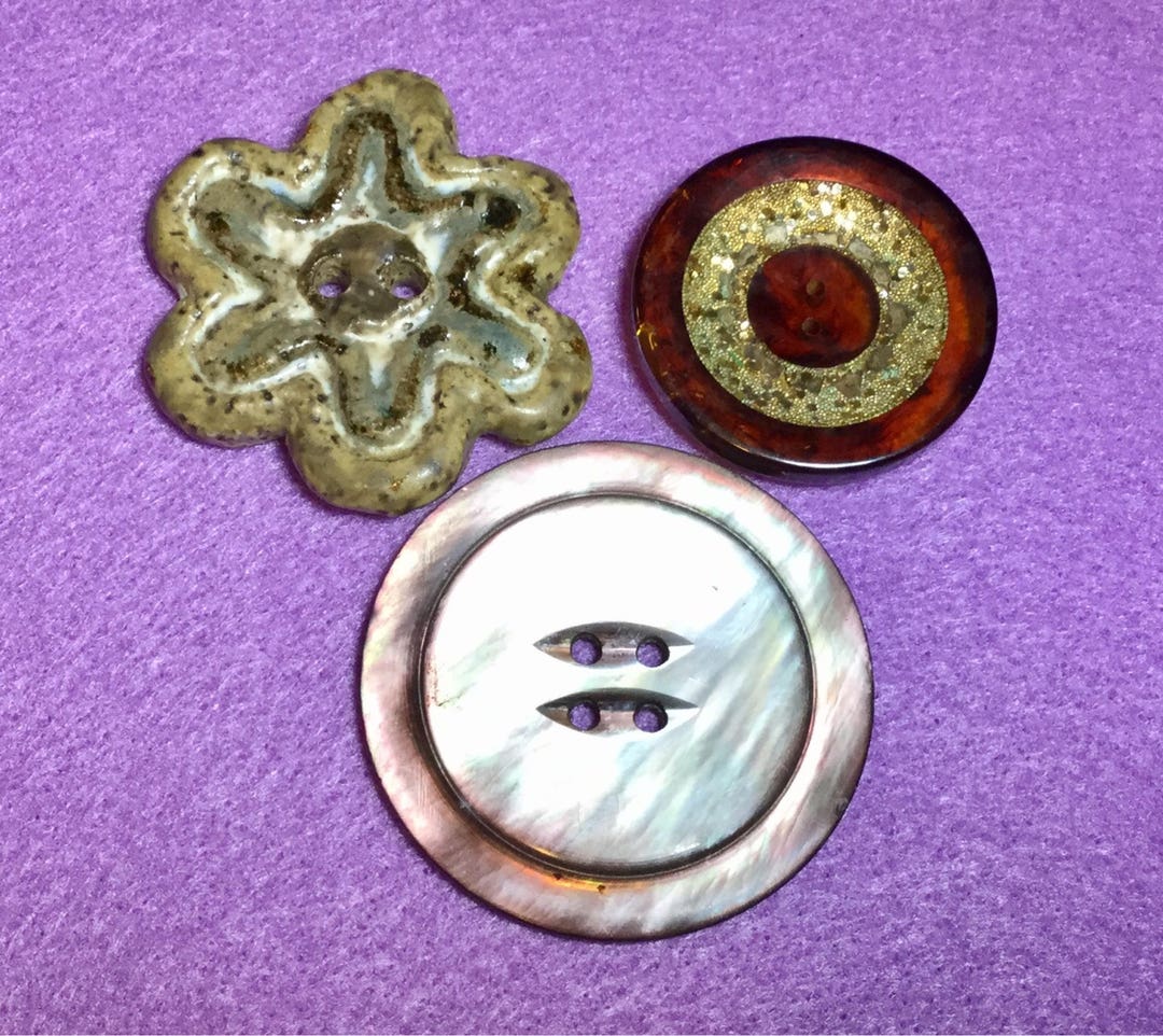 Large Buttons/shell+stoneware+faux Tortoiseshell/2 Hole & 4 Hole/coat ...