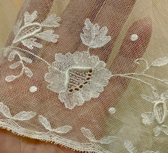 Baby Baptism Gown Christening Dress/French/White … - image 1