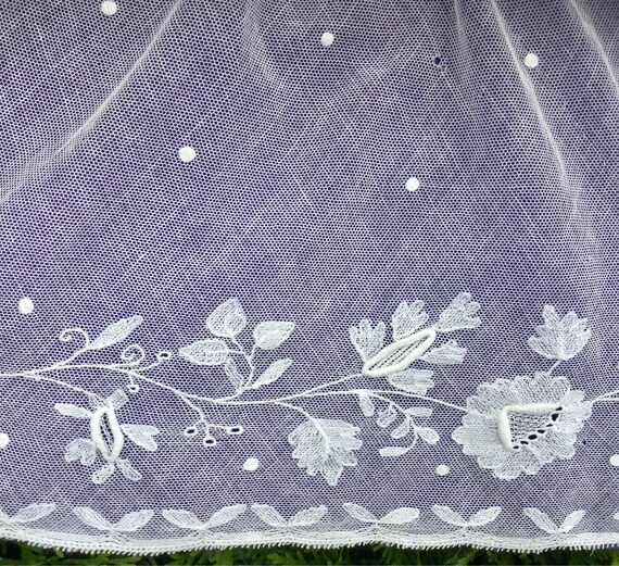 Baby Baptism Gown Christening Dress/French/White … - image 7