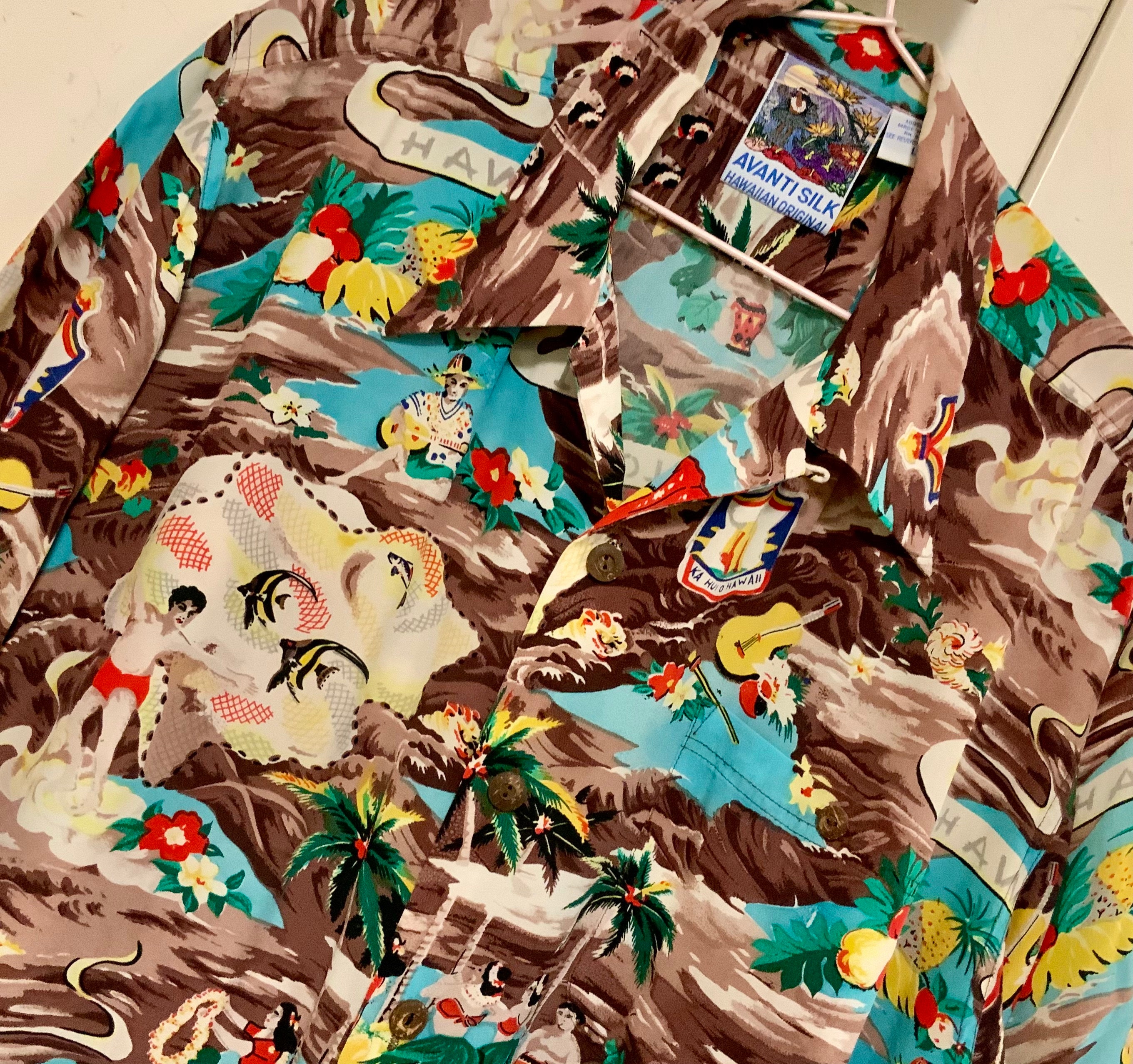 Avanti Silk Hawaiian - Etsy Avanti Silk Hawaiian - Etsy