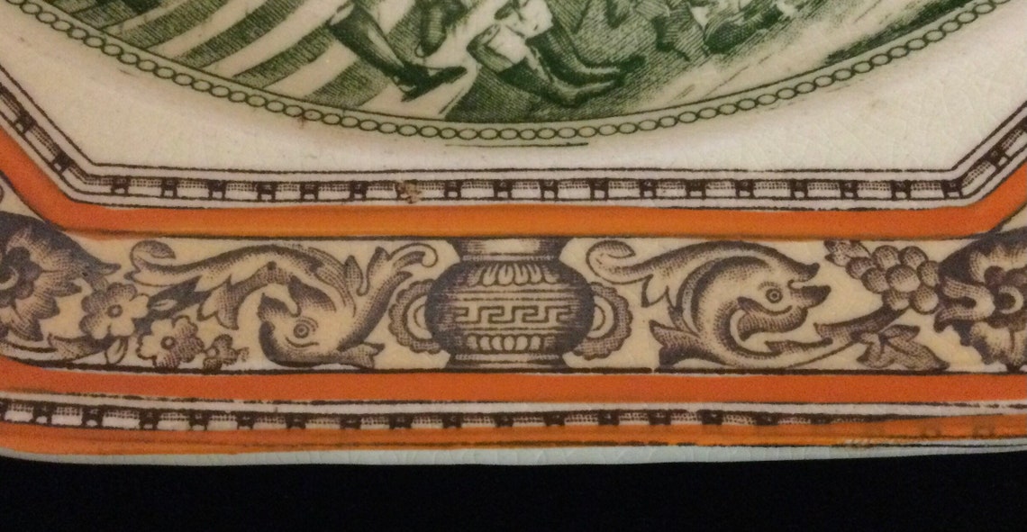 Vintage Pickwick Papers Plate Samuel Weller Charles Dickens Etsy